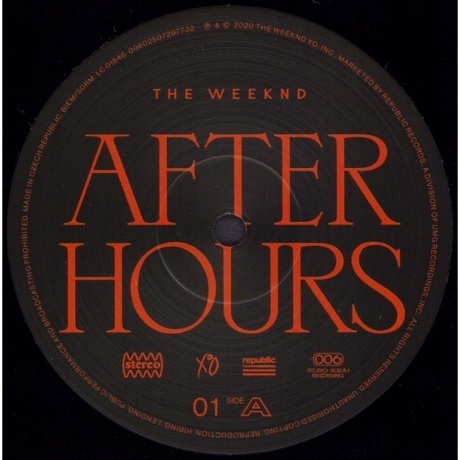The Weeknd - After Hours (0602508818400) виниловая пластинка - фото 5