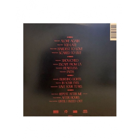 Виниловая пластинка Weeknd, The, After Hours (0602508818400) - фото 2