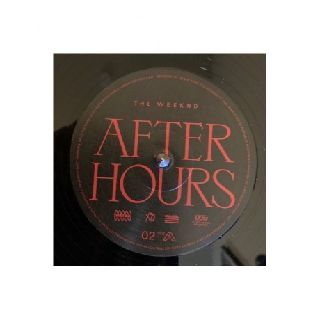 Виниловая пластинка Weeknd, The, After Hours (0602508818400) - фото 5