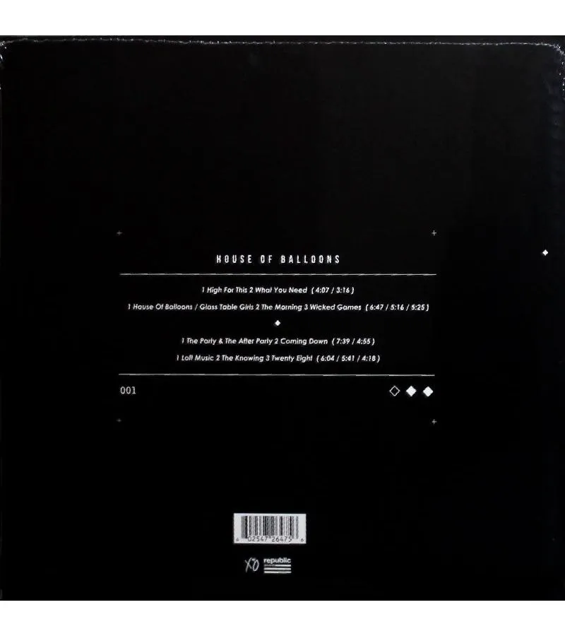 Виниловая пластинка Weeknd, The, House Of Balloons (0602547264756) - фото 2