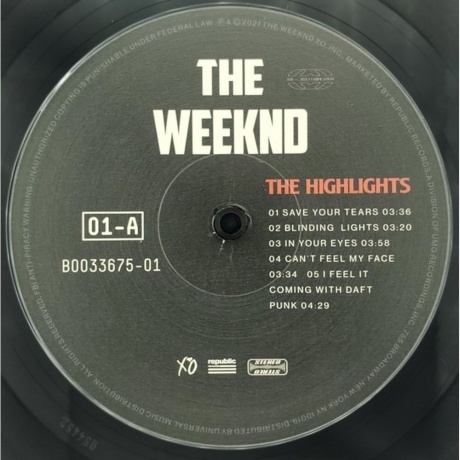 The Weeknd - The Highlights (0602435931975) виниловая пластинка - фото 5