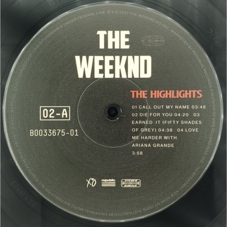 The Weeknd - The Highlights (0602435931975) виниловая пластинка - фото 7