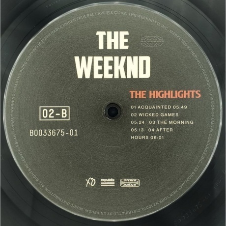 The Weeknd - The Highlights (0602435931975) виниловая пластинка - фото 8