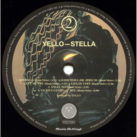 Yello, Stella (0600753463666) виниловая пластинка - фото 4