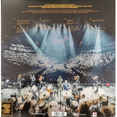 Hans Zimmer - Live (0194399367414) виниловая пластинка - фото 2