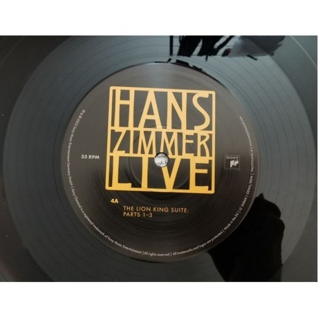 Hans Zimmer - Live (0194399367414) виниловая пластинка - фото 25