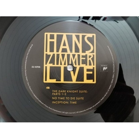 Hans Zimmer - Live (0194399367414) виниловая пластинка - фото 26