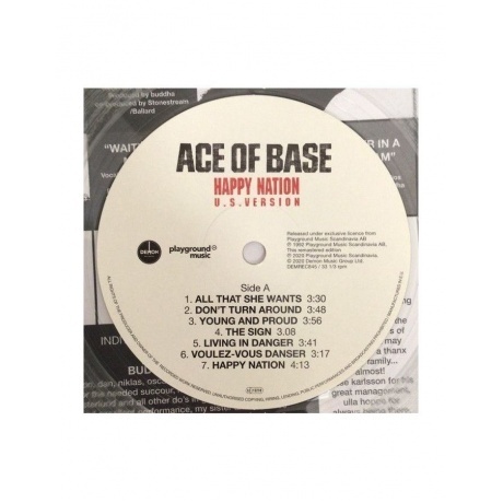 Ace Of Base - Happy Nation (coloured) (5014797904613) виниловая пластинка - фото 11
