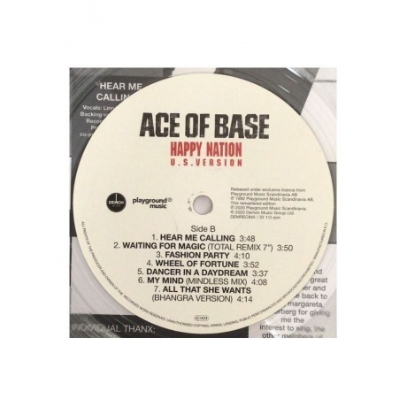 Ace Of Base - Happy Nation (coloured) (5014797904613) виниловая пластинка - фото 12