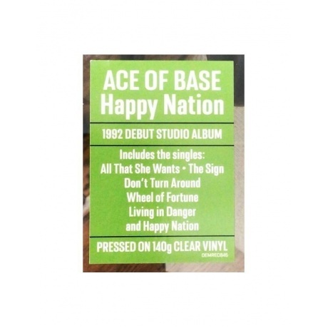 Ace Of Base - Happy Nation (coloured) (5014797904613) виниловая пластинка - фото 4