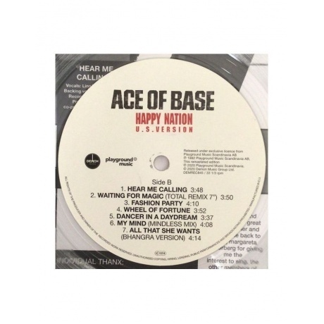 Ace Of Base - Happy Nation (coloured) (5014797904613) виниловая пластинка - фото 6