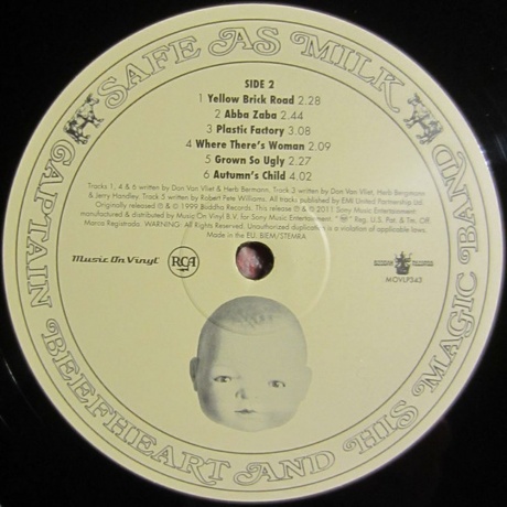 Captain Beefheart - Safe As Milk (8713748982140) виниловая пластинка - фото 4