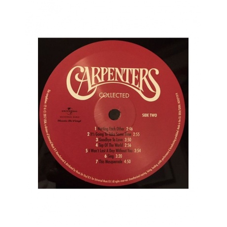 0602557536409, Виниловая пластинка Carpenters, Collected - фото 4