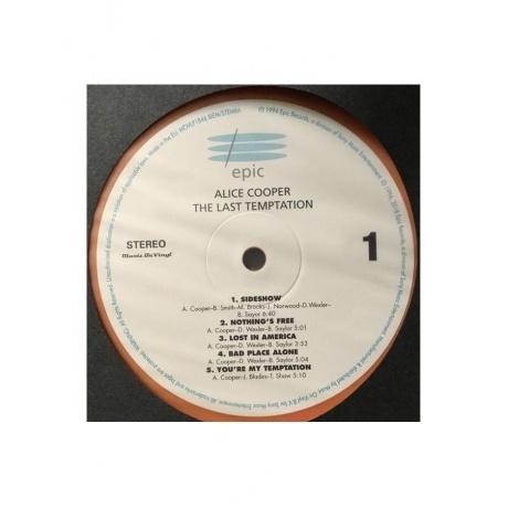 Alice Cooper - The Last Temptation (8719262003439) виниловая пластинка - фото 6