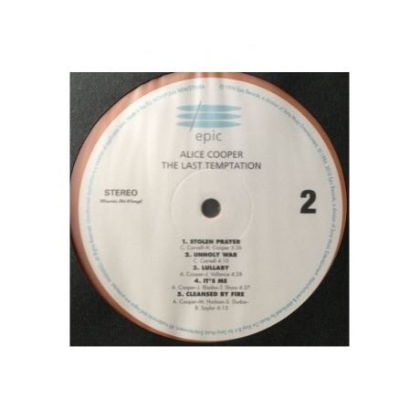 Alice Cooper - The Last Temptation (8719262003439) виниловая пластинка - фото 7