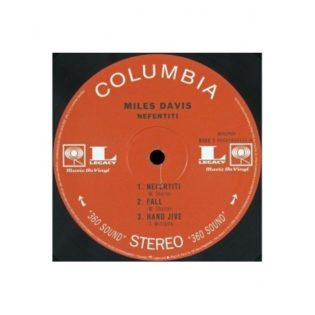 Miles Davis - Nefertiti (0886974041214) виниловая пластинка - фото 3