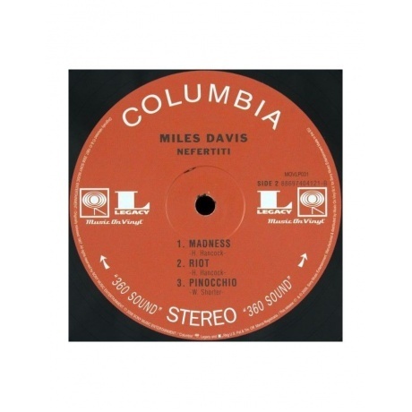 Miles Davis - Nefertiti (0886974041214) виниловая пластинка - фото 4