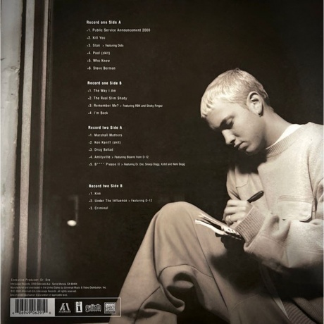 Eminem - The Marshall Mathers LP (0606949062910) виниловая пластинка - фото 2