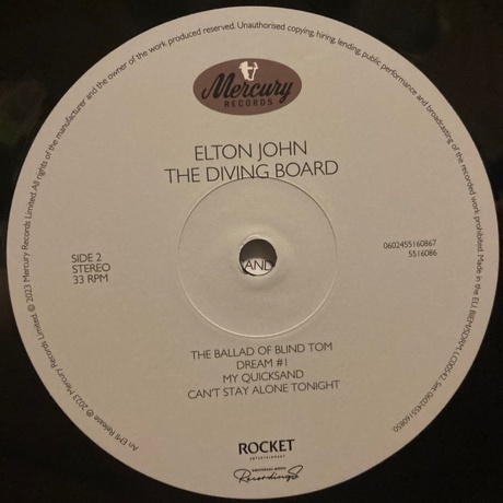 Elton John - The Diving Board (0602455160850) виниловая пластинка - фото 6