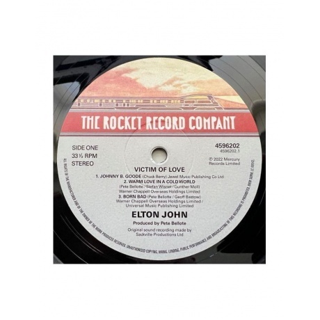 Elton John - Victim Of Love (0602445962020) виниловая пластинка - фото 3
