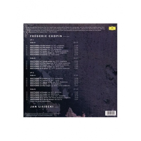 0028948619849, Виниловая пластинка Lisiecki, Jan, Chopin: Complete Nocturne - фото 3