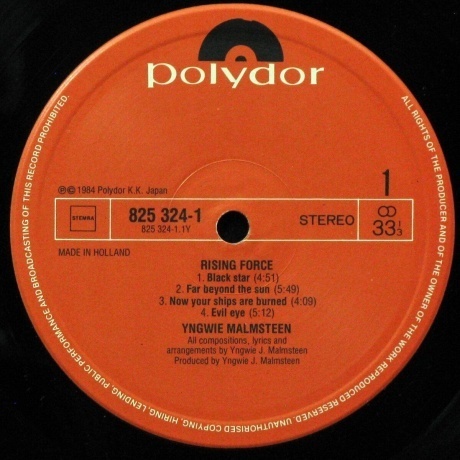 Yngwie Malmsteen - Rising Force (0600753757994) виниловая пластинка - фото 2