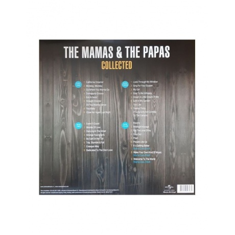 0602557107265, Виниловая пластинка Mamas &amp; The Papas, The, Collected - фото 4