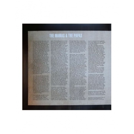 The Mamas &amp; The Papas - Collected (0602557107265) виниловая пластинка - фото 2