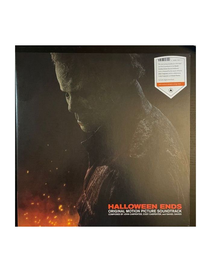 виниловая пластинка ost halloween ends john carpenter 0843563156100, Виниловая пластинка OST, Halloween Ends (John Carpenter & Daniel Davies) (coloured)