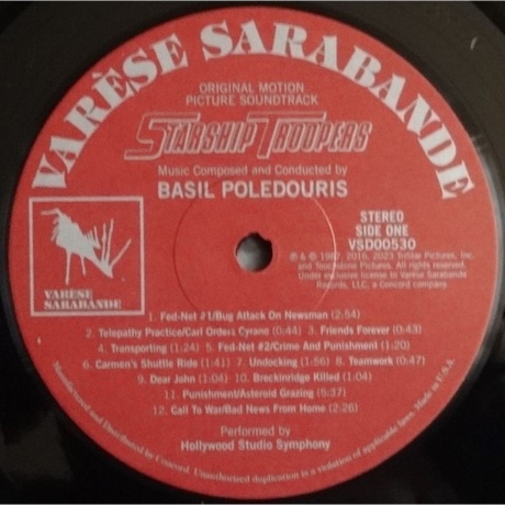 OST - Starship Troopers (Basil Poledouris) (0888072450653) виниловая пластинка - фото 4