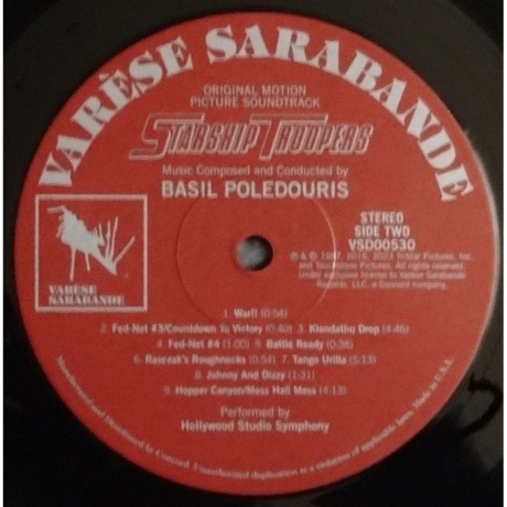 OST - Starship Troopers (Basil Poledouris) (0888072450653) виниловая пластинка - фото 5