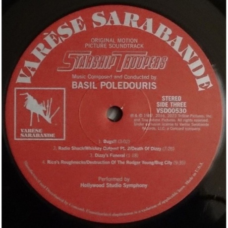 OST - Starship Troopers (Basil Poledouris) (0888072450653) виниловая пластинка - фото 6