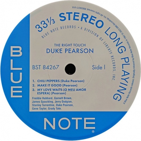Duke Pearson - The Right Touch (Analogue, Tone Poet) (0602438798377) виниловая пластинка - фото 4