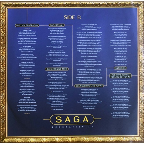 Saga - Generation 13 (4029759155409) виниловая пластинка - фото 4