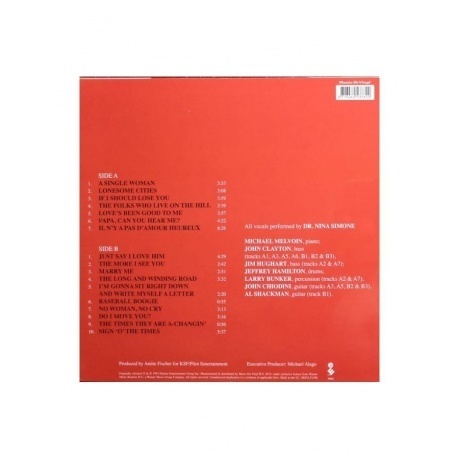 Nina Simone - A Single Woman (8718469537822) виниловая пластинка - фото 3