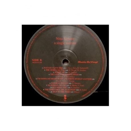 Nina Simone - A Single Woman (8718469537822) виниловая пластинка - фото 5