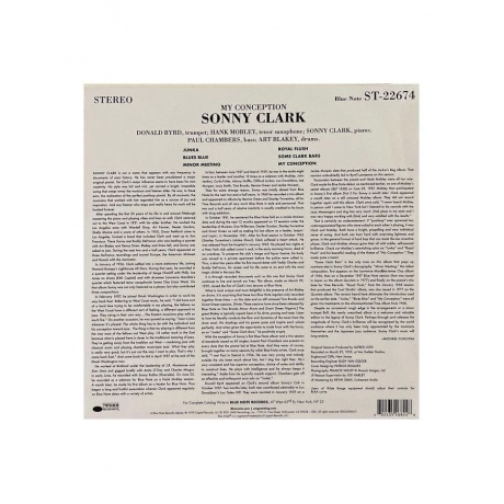0602435268248, Виниловая пластинка Sonny Clark, My Conception - фото 4