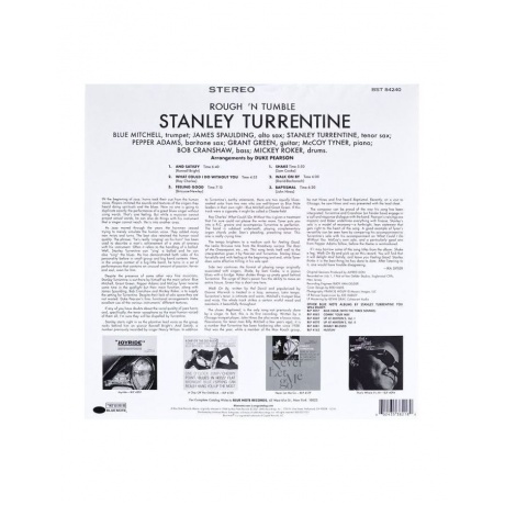 0602435382180, Виниловая пластинка Stanley Turrentine, Rough &amp; Tumble - фото 4