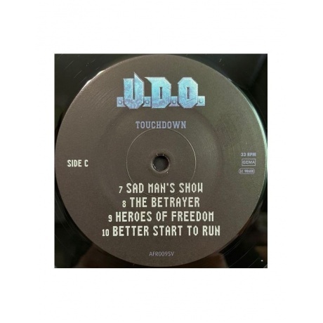 4251981704234, U.D.O., Touchdown виниловая пластинка - фото 7