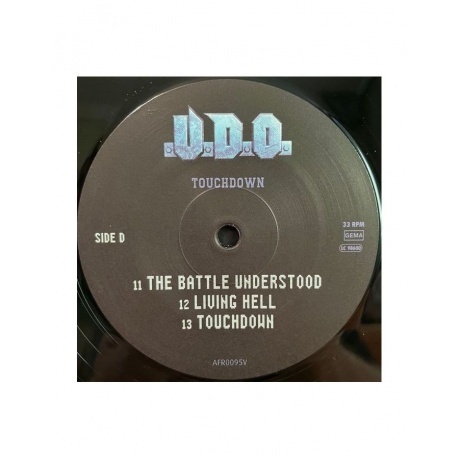 4251981704234, U.D.O., Touchdown виниловая пластинка - фото 8