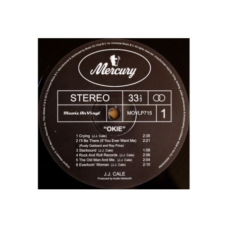J.J. Cale - Okie (0600753366240) виниловая пластинка - фото 7