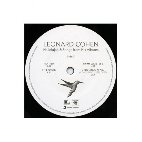 0194399855515, Виниловая пластинка Cohen, Leonard, Hallelujah &amp; Songs From His Albums - фото 5