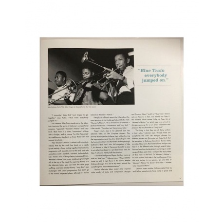 0602445481071, Виниловая пластинка Coltrane, John, Blue Train: The Complete Masters (Tone Poet) - фото 13