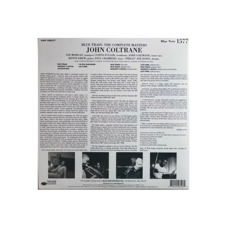 0602445481071, Виниловая пластинка Coltrane, John, Blue Train: The Complete Masters (Tone Poet) - фото 3