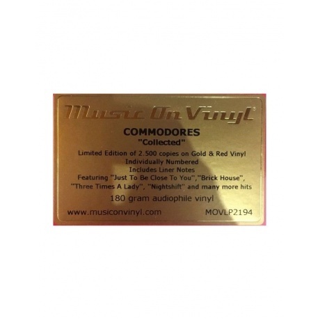 Commodores - Collected (0600753826263) виниловая пластинка - фото 7