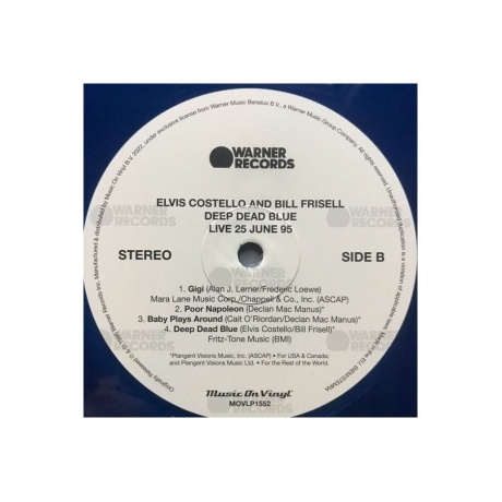 8719262017498, Виниловая пластинка Costello, Elvis; Frisell, Bill, Deep Dead Blue (coloured) - фото 6