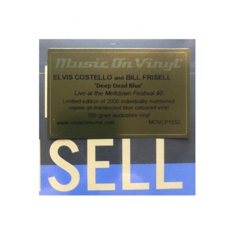 8719262017498, Виниловая пластинка Costello, Elvis; Frisell, Bill, Deep Dead Blue (coloured) - фото 7