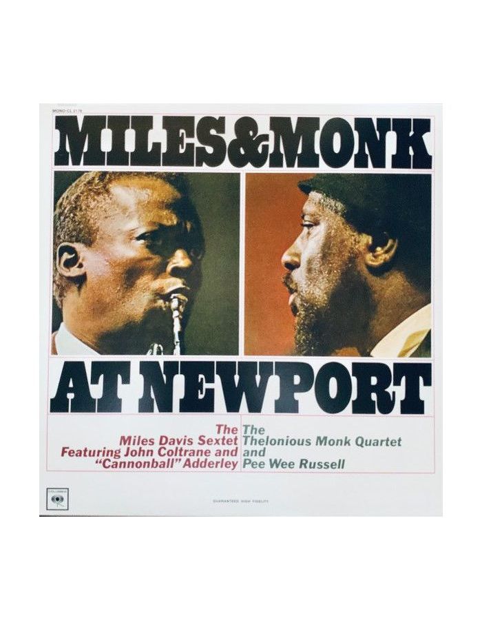 8718469534524, Виниловая пластинка Davis, Miles; Monk, Thelonious, At Newport виниловая пластинка muddy waters at newport 1960