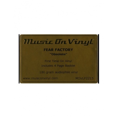 8719262007413, Fear Factory, Obsolete виниловая пластинка - фото 9