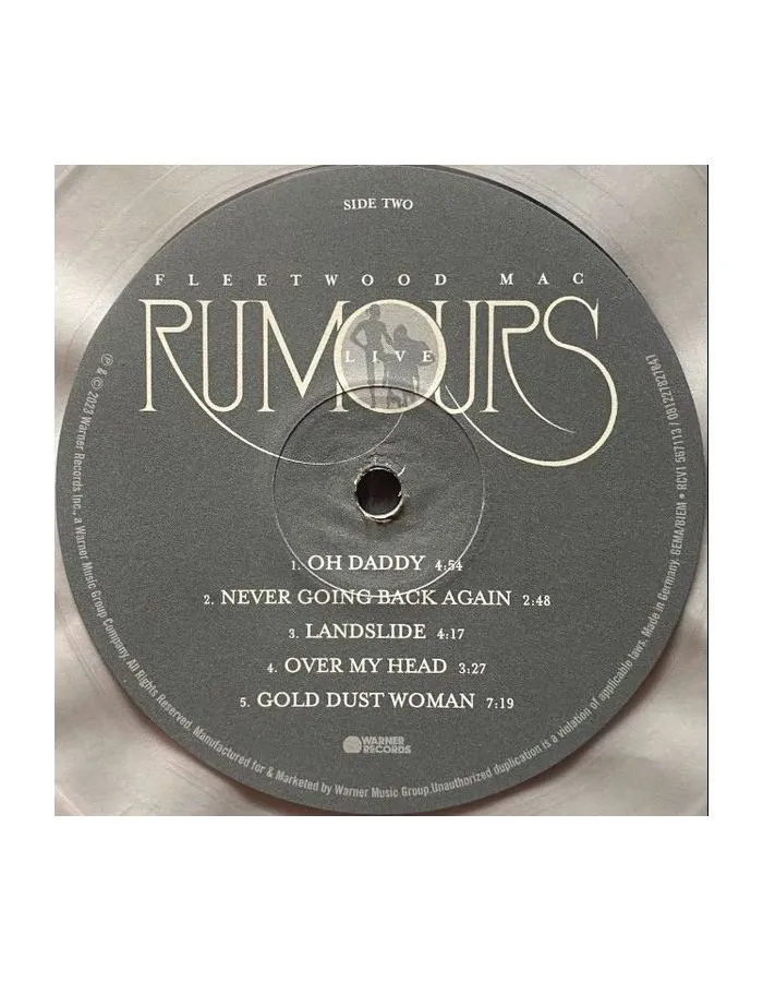 0603497860395, Виниловая пластинка Fleetwood Mac, Rumours Live - фото 8